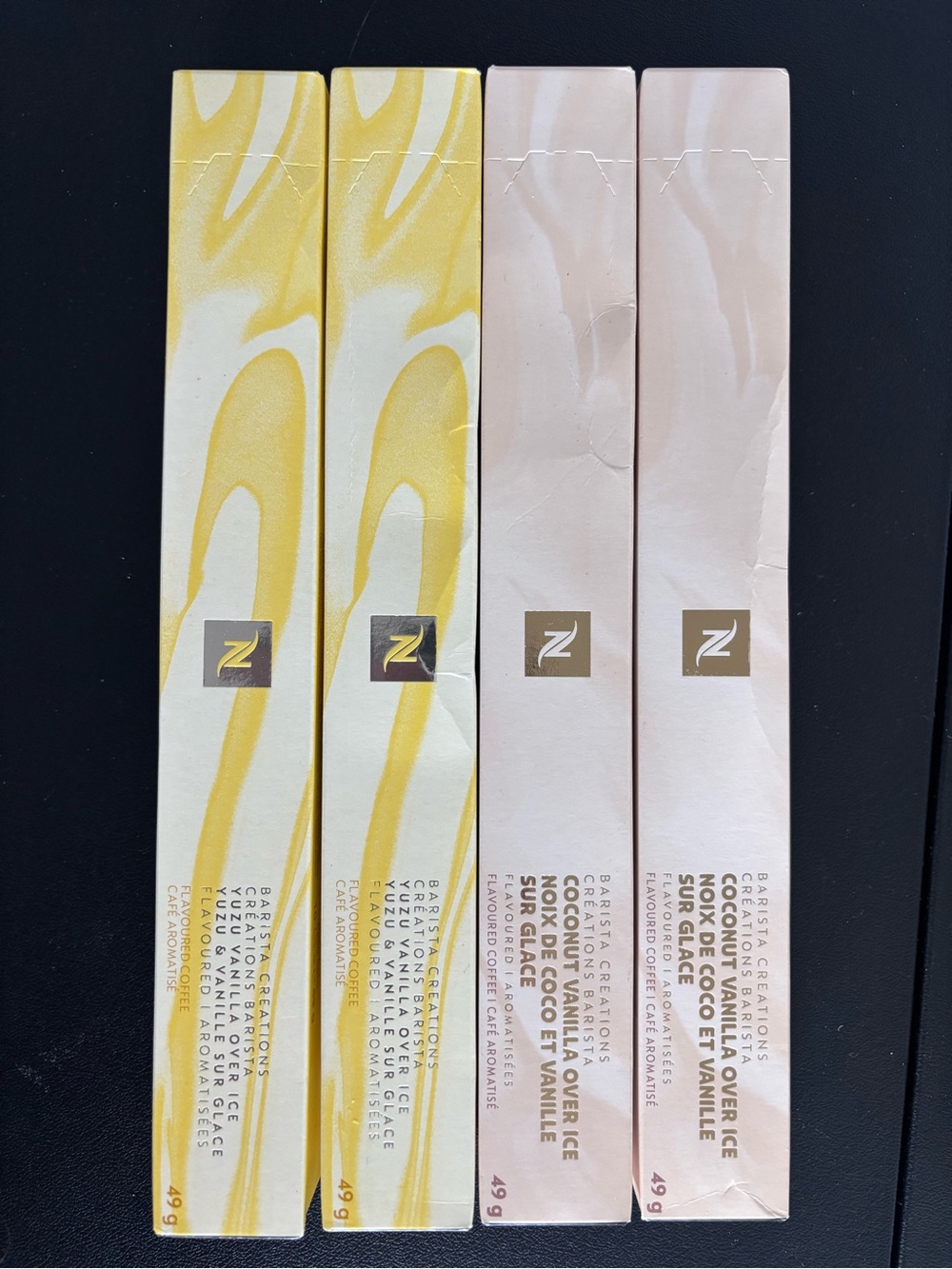 Nespresso Barista Creations Coffee Pods - Yuzu Vanilla & Coconut Vanilla